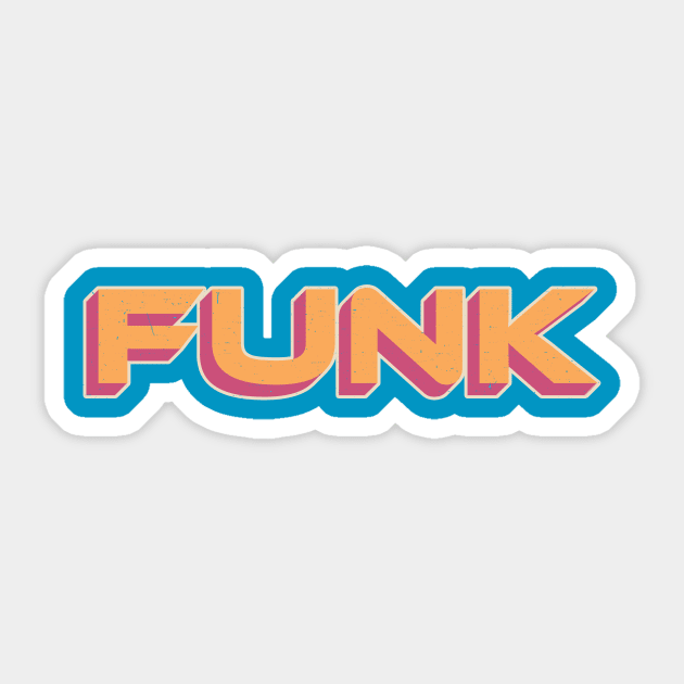 Funk Sticker by Analog Designs